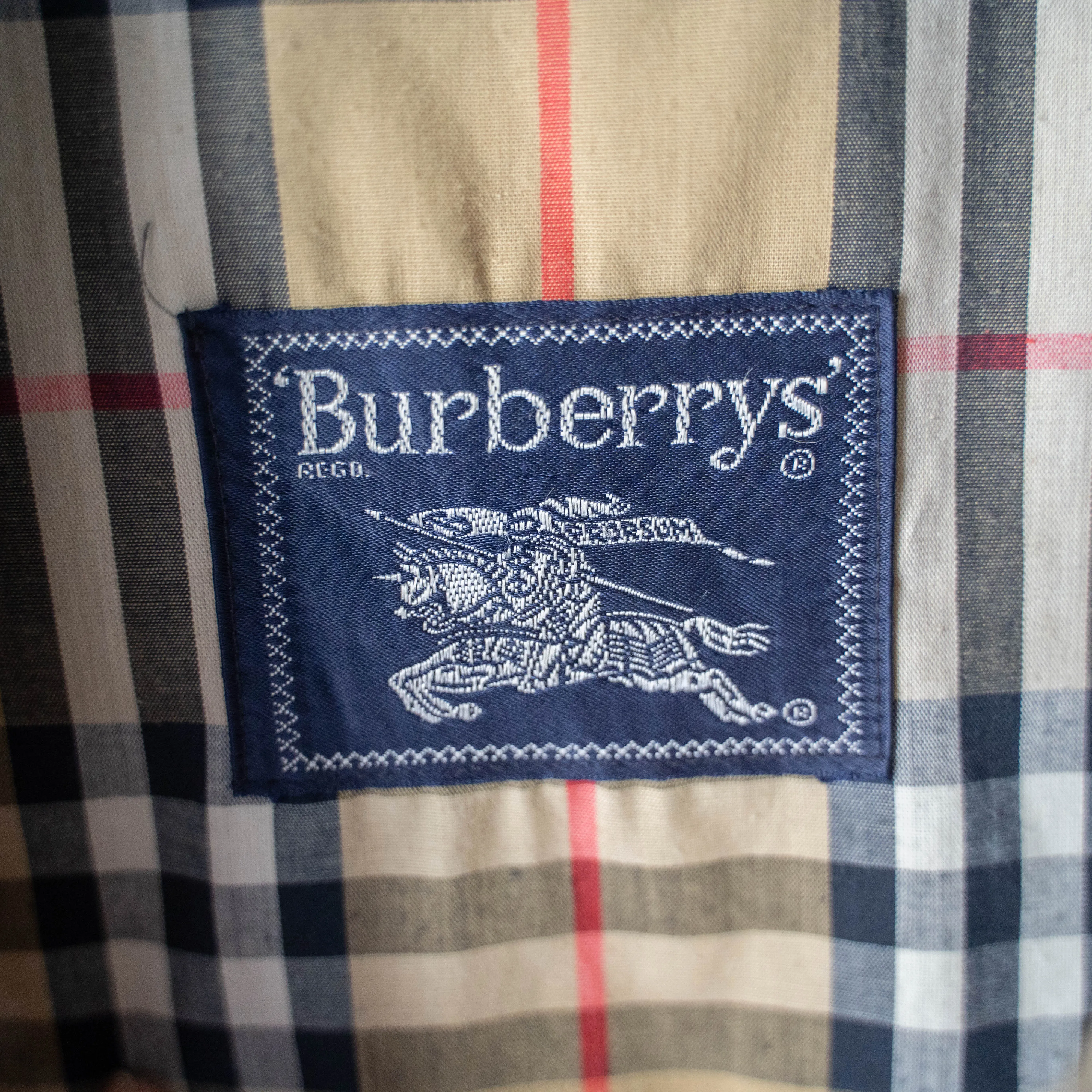 1980-90s Burberry's Balmacaan coat