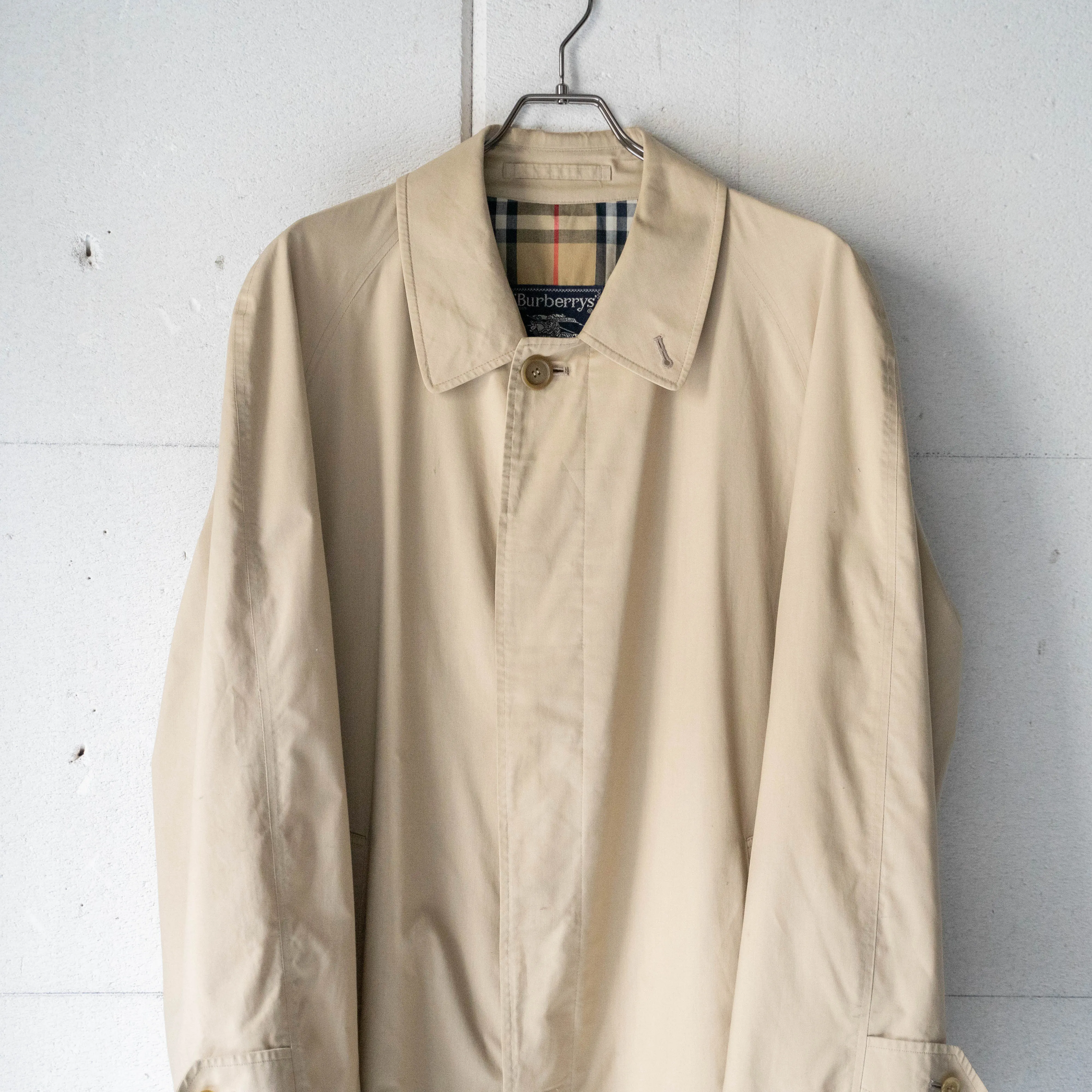 1980-90s Burberry's Balmacaan coat