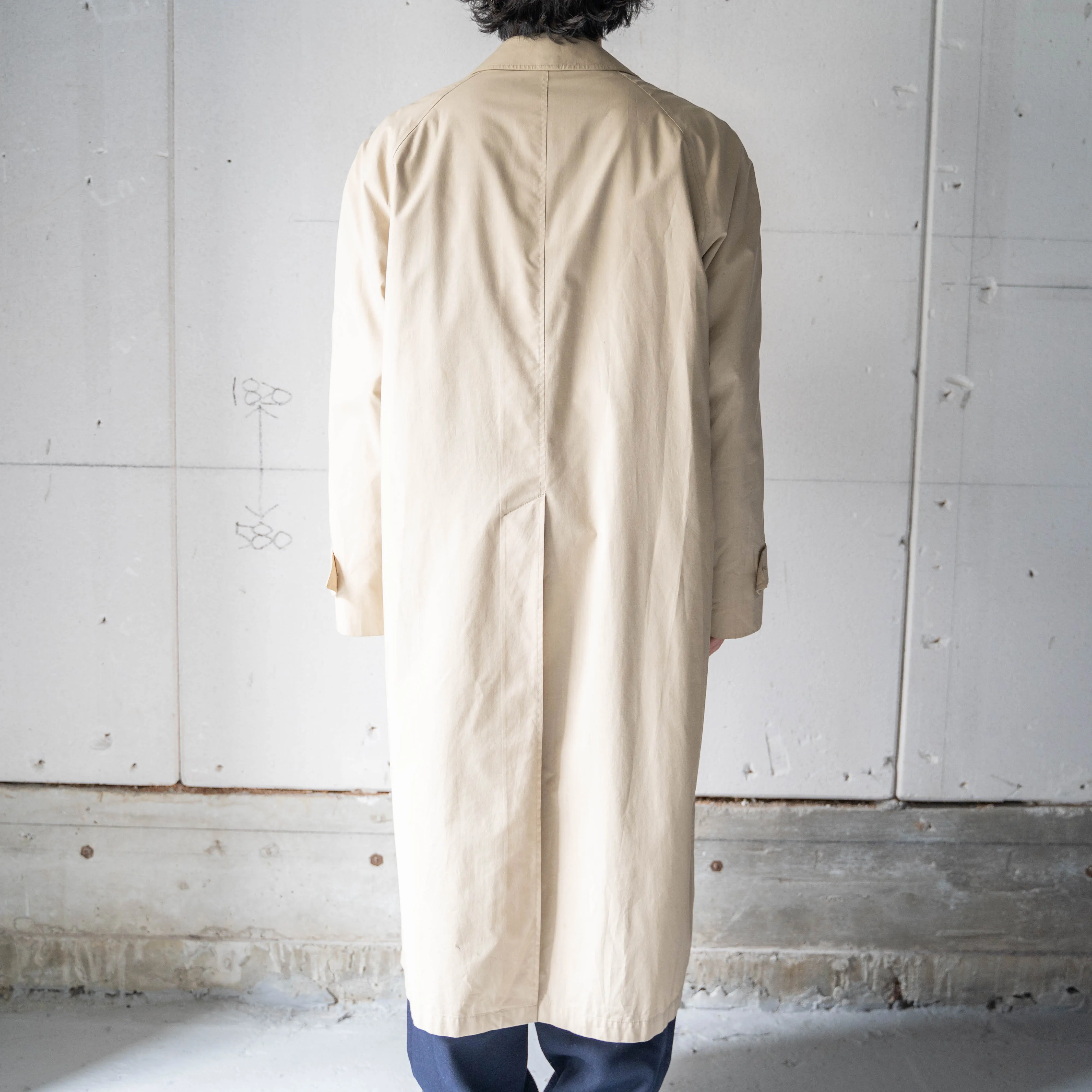 1980-90s Burberry's Balmacaan coat