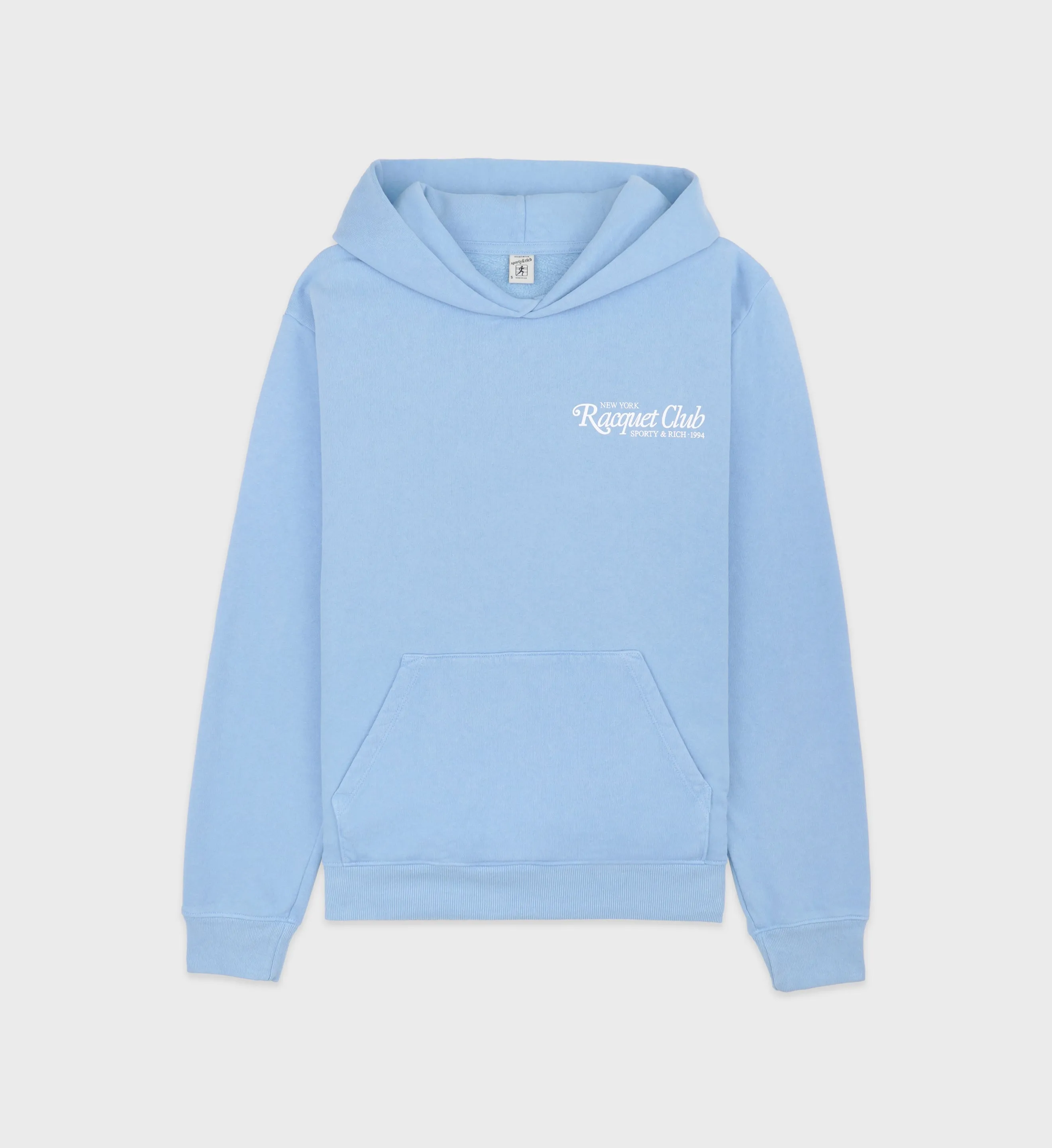 94 Racquet Club Hoodie - Sky Blue/White