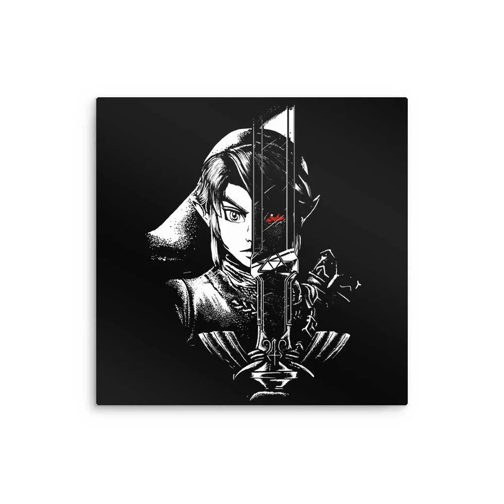 A Hero's Dark Reflection - Metal Print