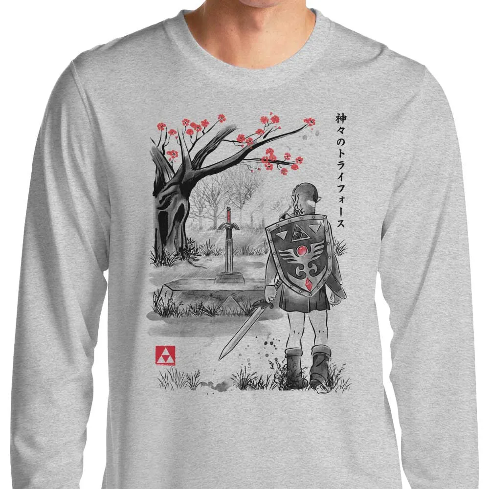 A Link to the Sumi-e - Long Sleeve T-Shirt