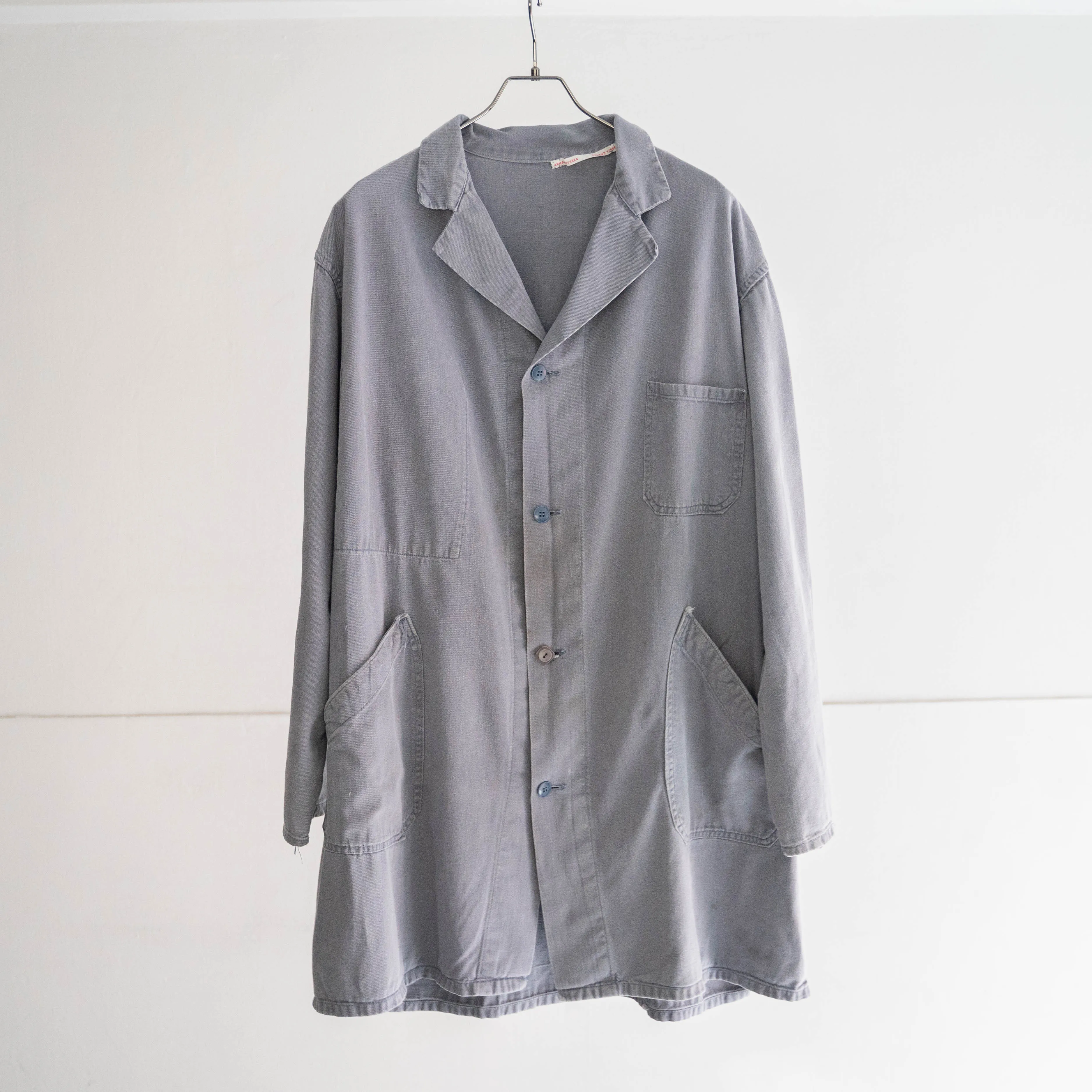 around 1980s Germany gray color work coat