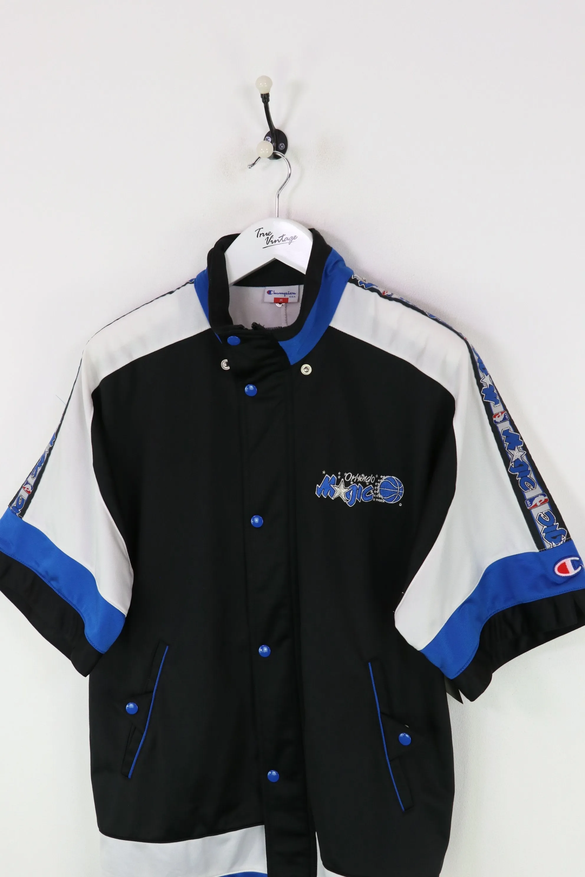 Champion Orlando Magic S/S Track Jacket Black Large