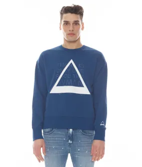 CREW SWEATSHIRT IN CLASSIC BLUE