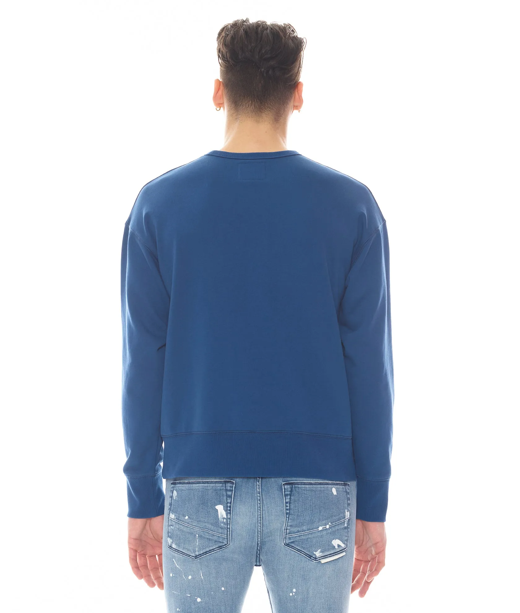 CREW SWEATSHIRT IN CLASSIC BLUE