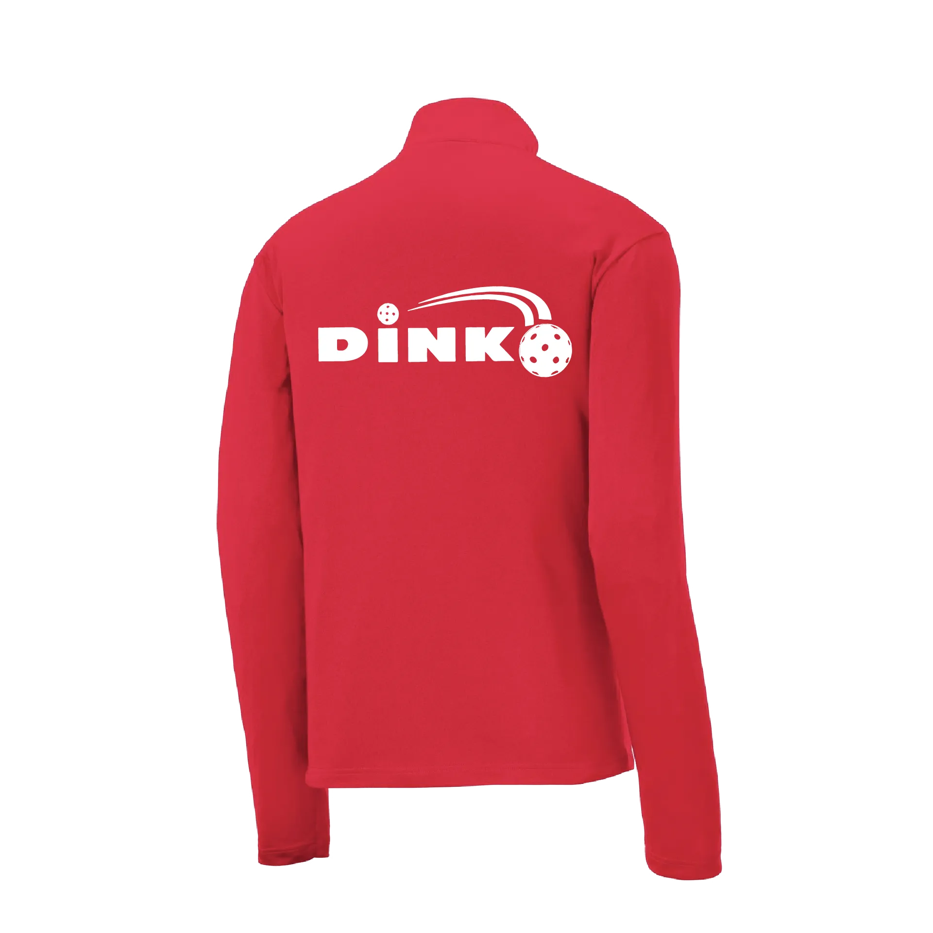 Dink Pickleball | Men's 1/4 Zip Long Sleeve Pullover Athletic Shirt | 100% Polyester