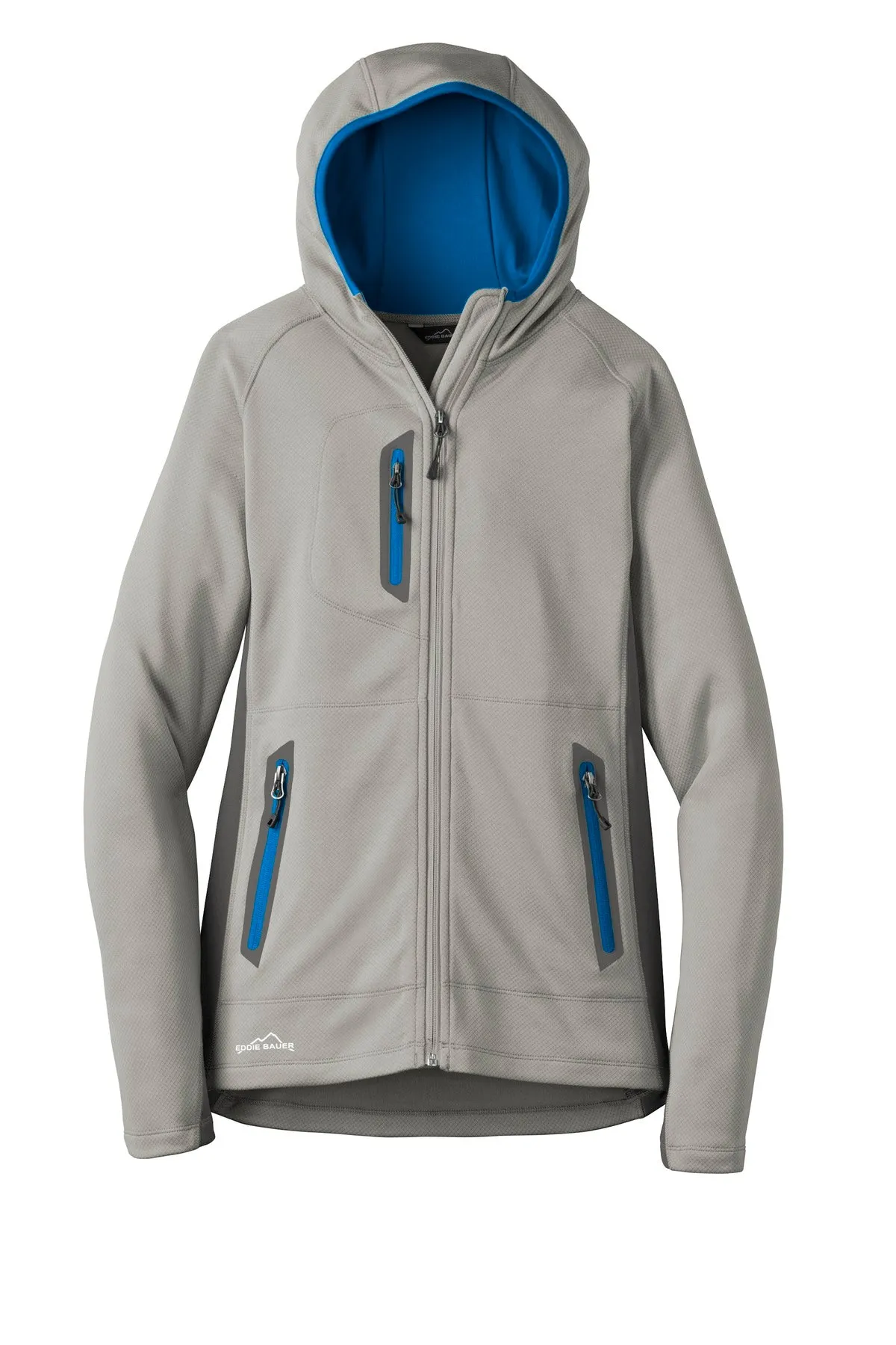 Eddie Bauer Ladies Sport Hooded Full-Zip Fleece Jacket. EB245