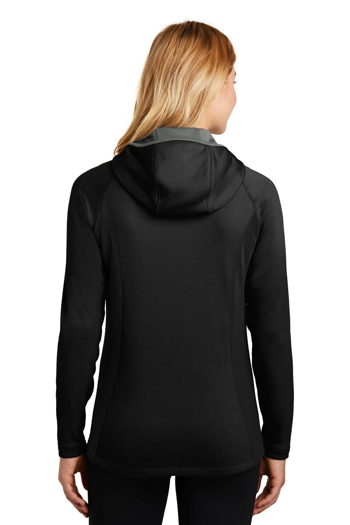 Eddie Bauer Ladies Sport Hooded Full-Zip Fleece Jacket. EB245