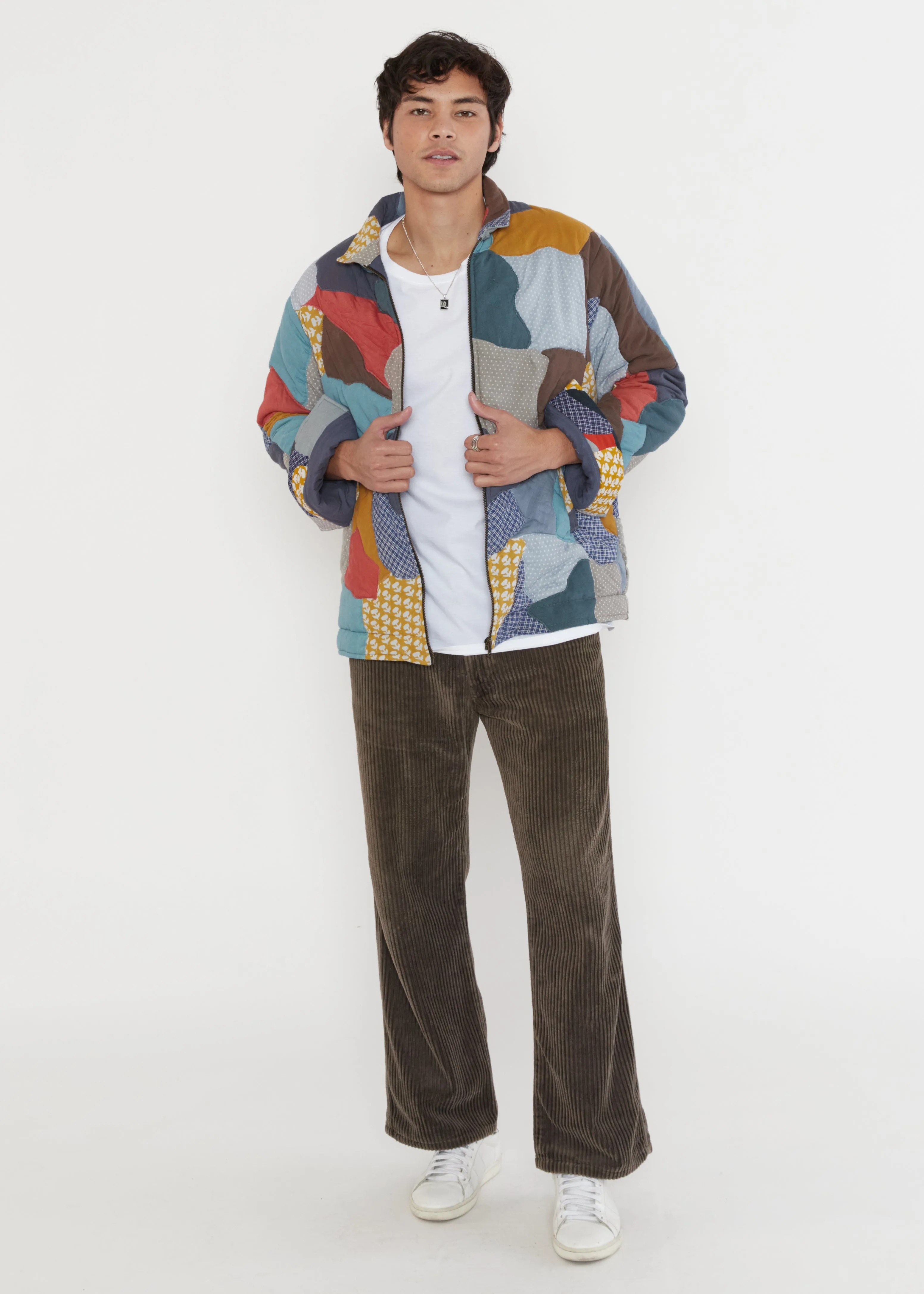 Jasmeet Quilted Patchwork Jacket