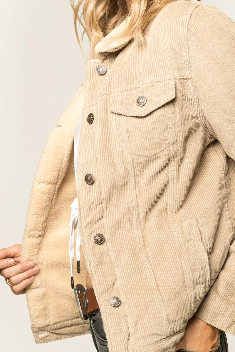 Killawarra Womens Corduroy Jacket - Camel