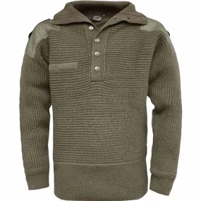 Mil-Tec Austrian Olive Wool Alpine Sweater