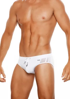 Santorini LoRise Swim Brief (White)