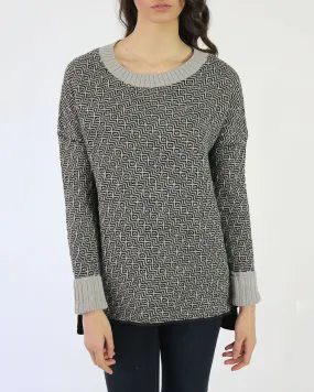 Terrazze Textured Alpaca Patch Pullover