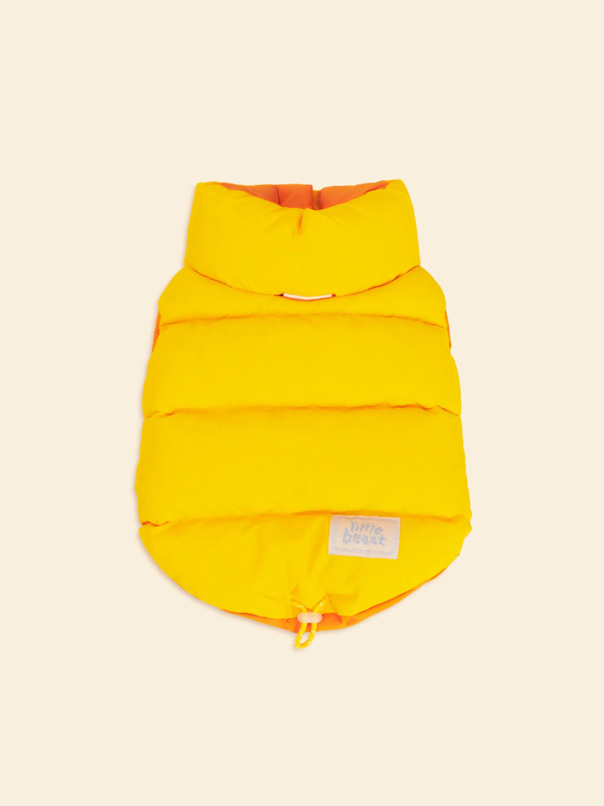 The Super Duper Reversible Parka Vest - Light Orange & Orange